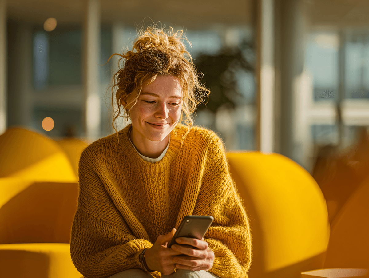 A patient relieved after finding affordable healthcare